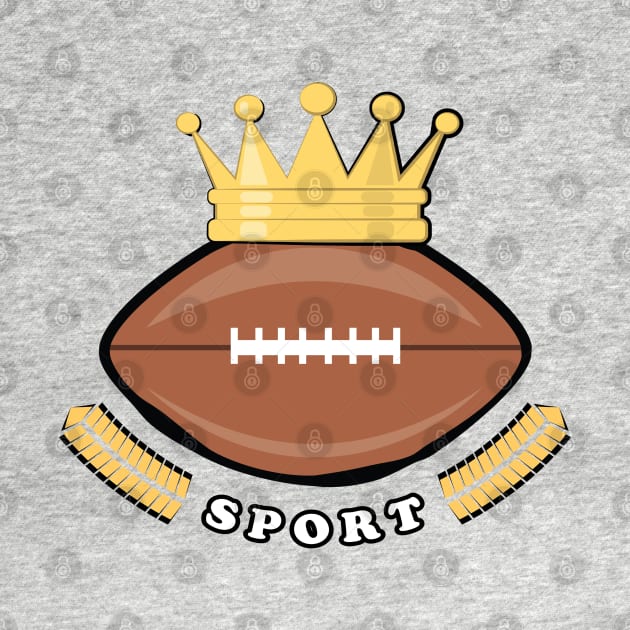 Sports King - American Football by DesignWood-Sport